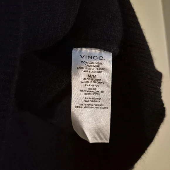 Vince Plush Cashmere Funnel-Neck Sweater - Picture 6 of 6